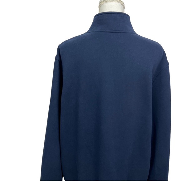 Michael Kors Women’s Full Zip Sweatshirt Sz XL Navy Blue NO Size/Material Tag - Picture 6 of 11